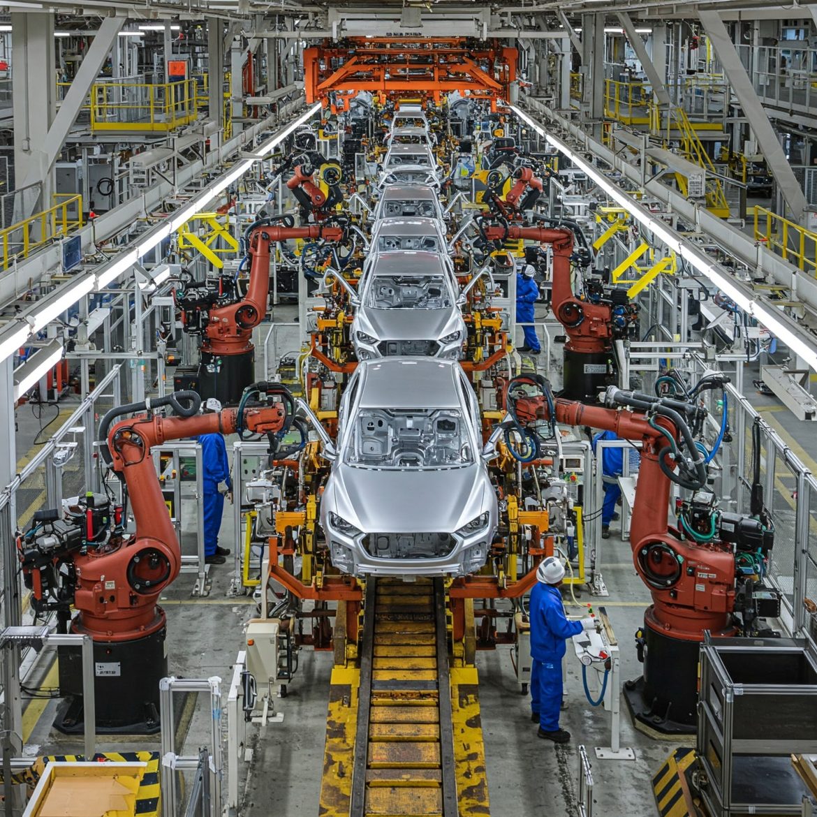 Car mufacturing plant image by Gemini